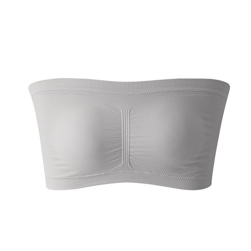 Bandeau Soutien-Gorge Toutes Tailles Gris