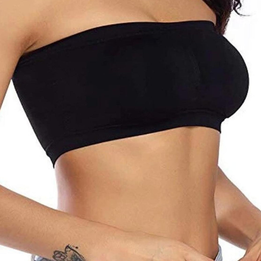 Bandeau Soutien-Gorge Toutes Tailles noir Zoom