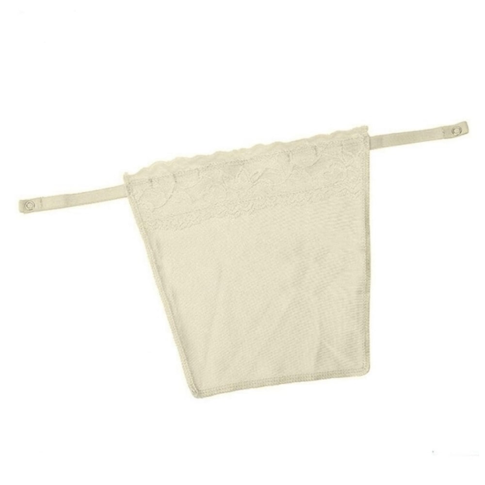 Cache décolleté beige