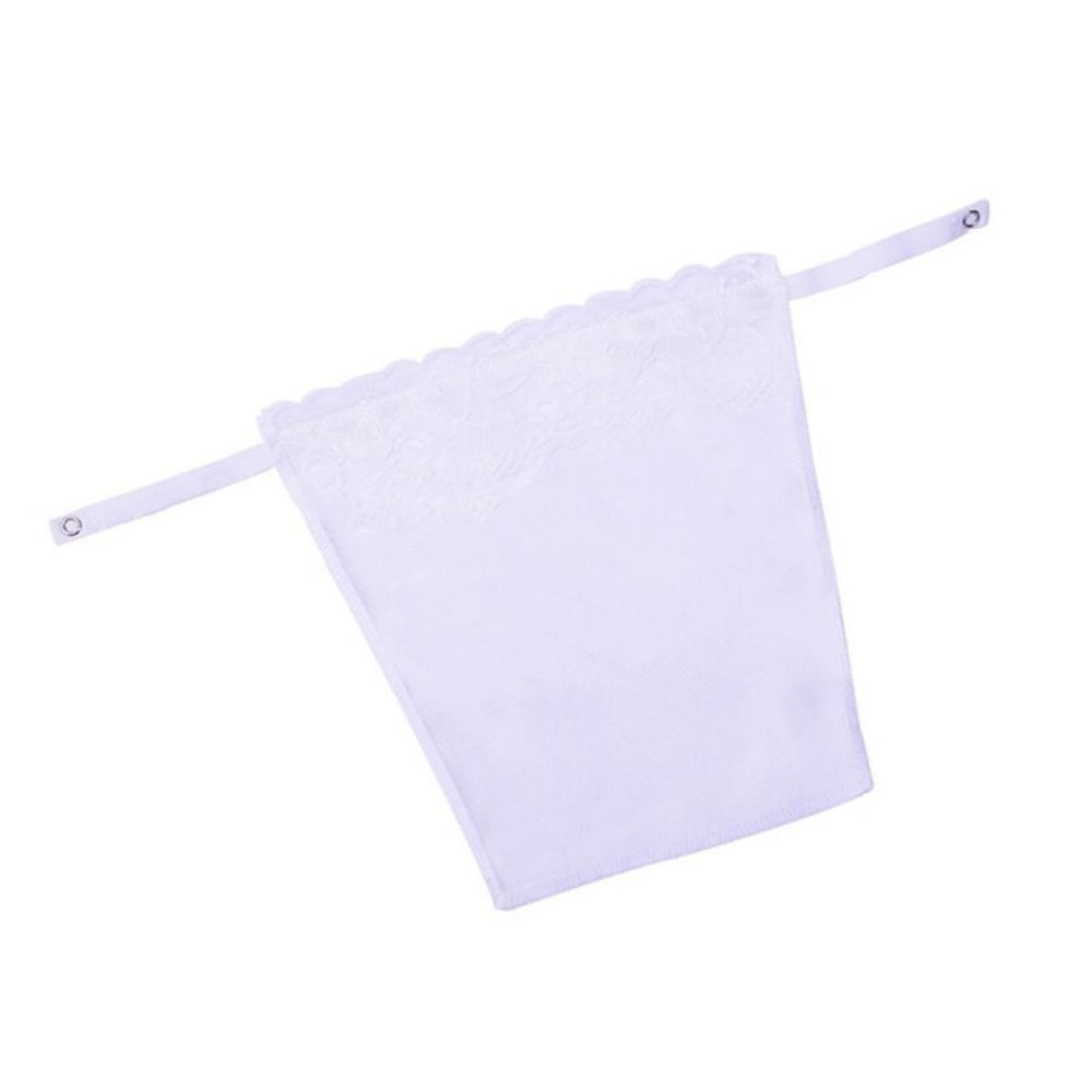 Cache décolleté blanc