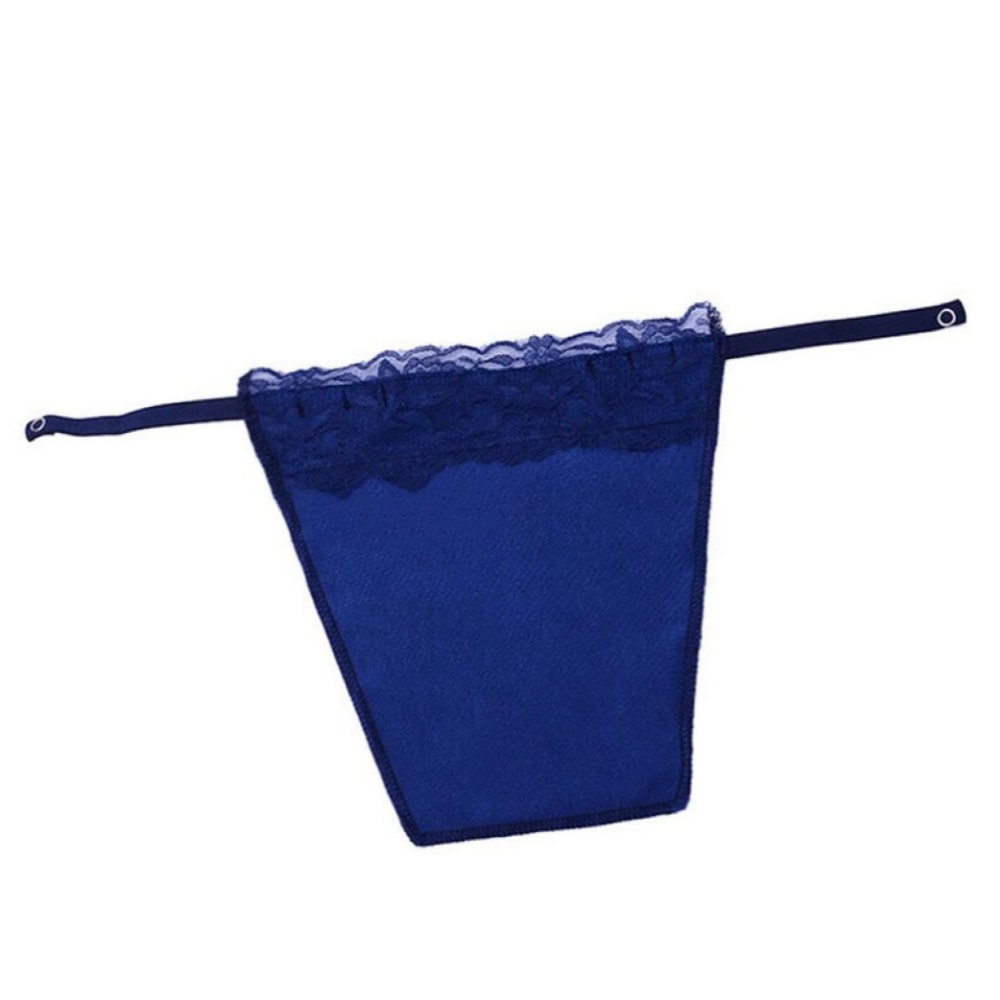 Cache décolleté bleu royal