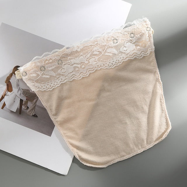 Cache décolleté champagne