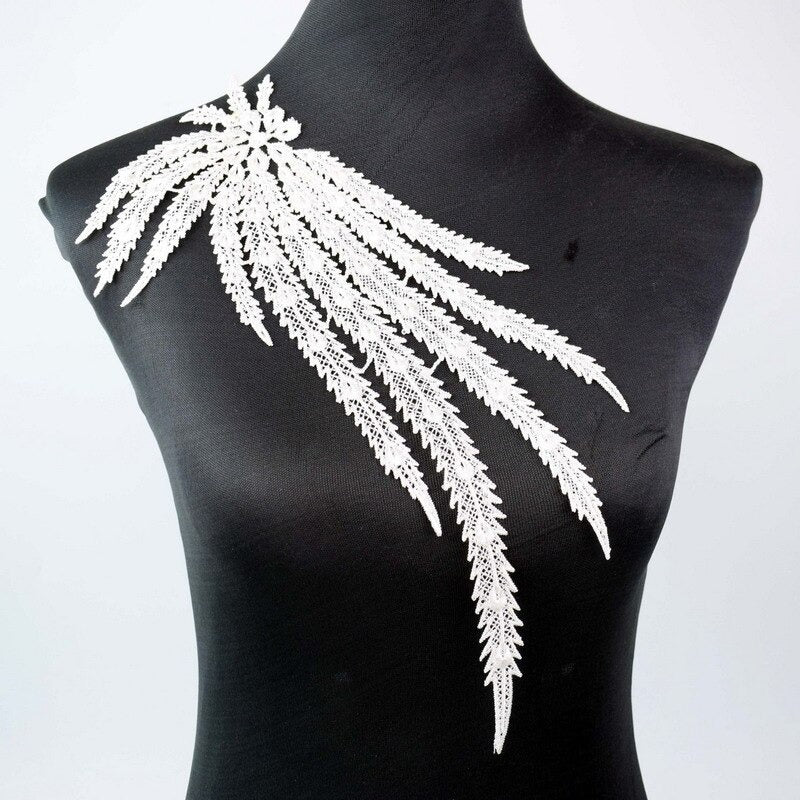 Cache décolleté blanc