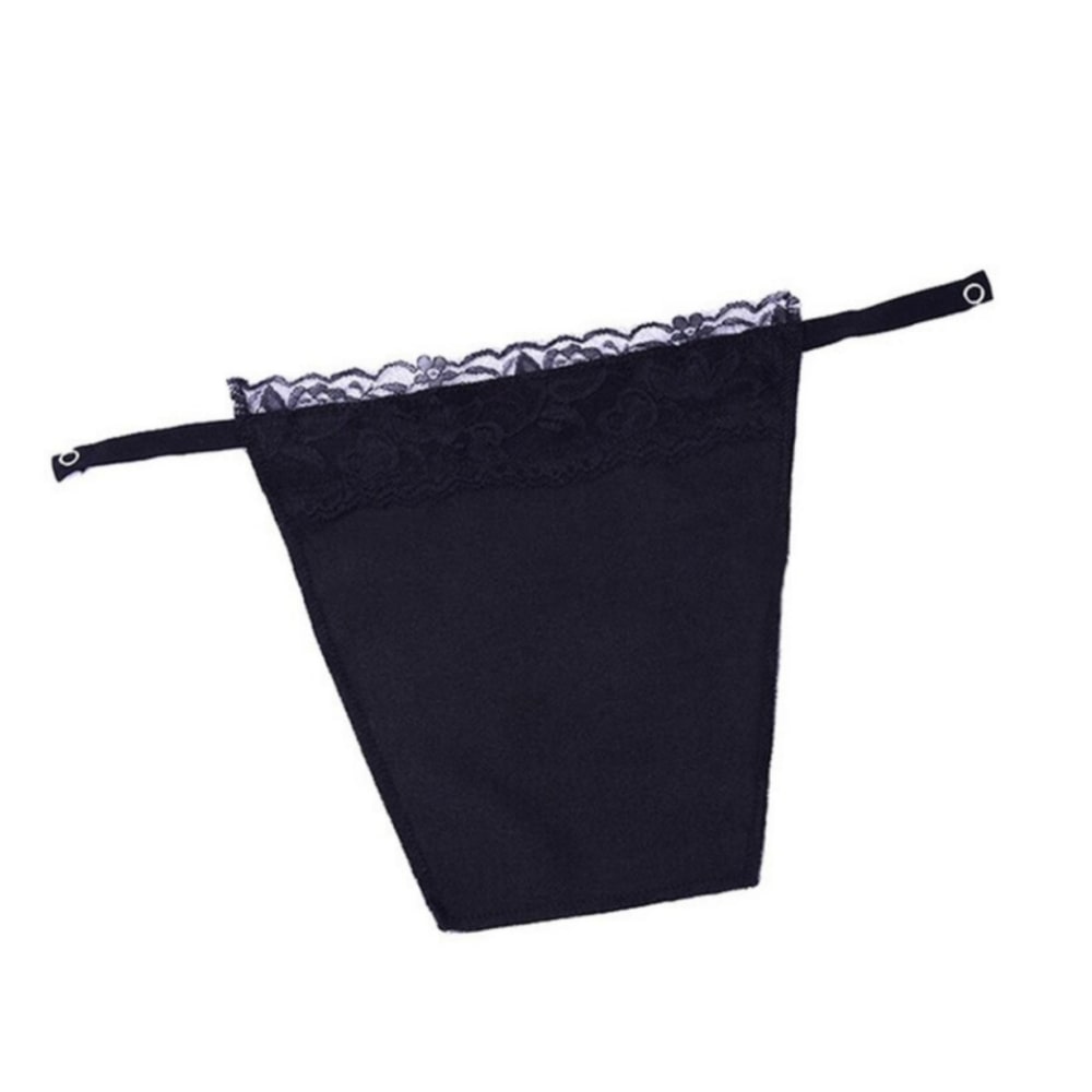 Cache décolleté noir