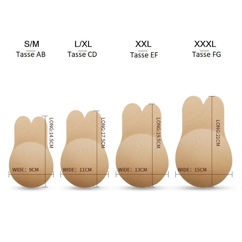 Cache Tétons à Motif pour Femme Dimeensions