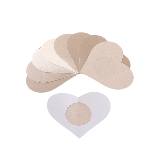 Cache Tétons Discret et Sexy exemple coeur