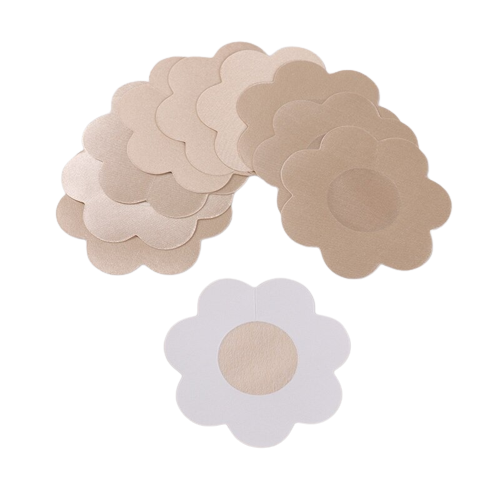 Cache Tétons Discret et Sexy Exemple fleur