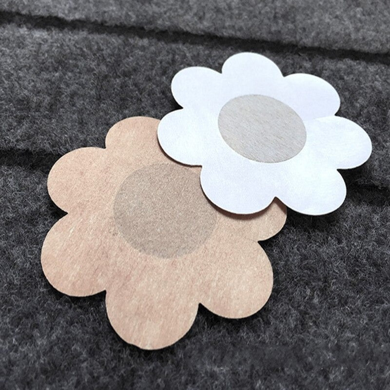 Cache-tétons femme en pétales fleur