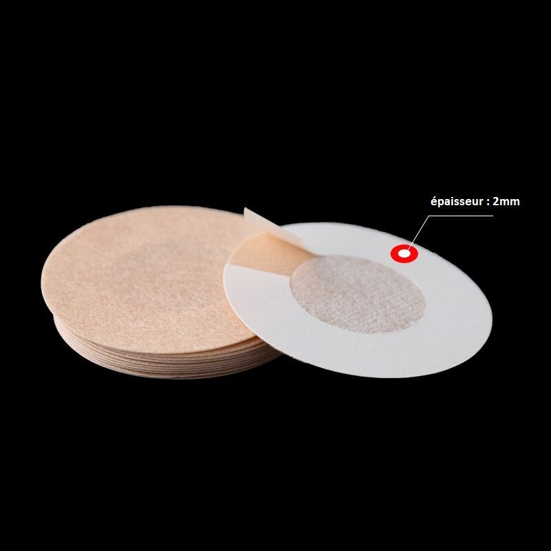 Cache-tétons femme en pétales épaisseur