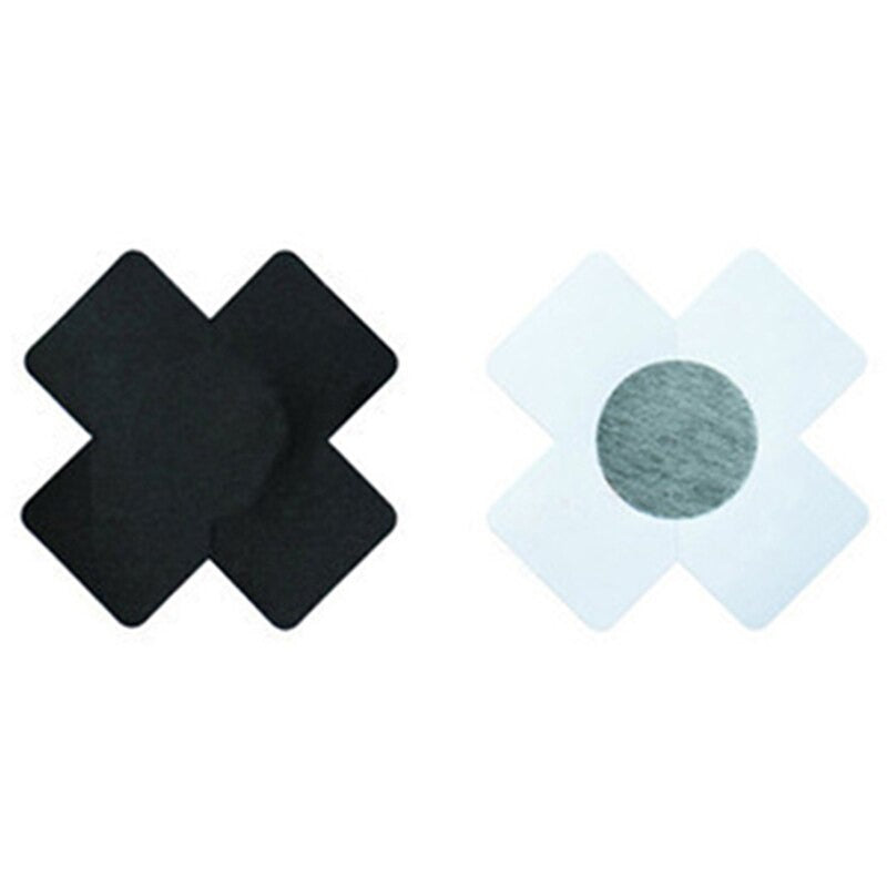 Cache Téton Sexy à Mots Noir