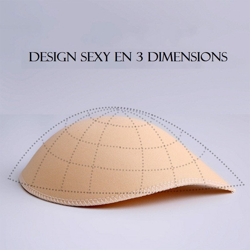 Coussinets Seins Push Up Femme 3D