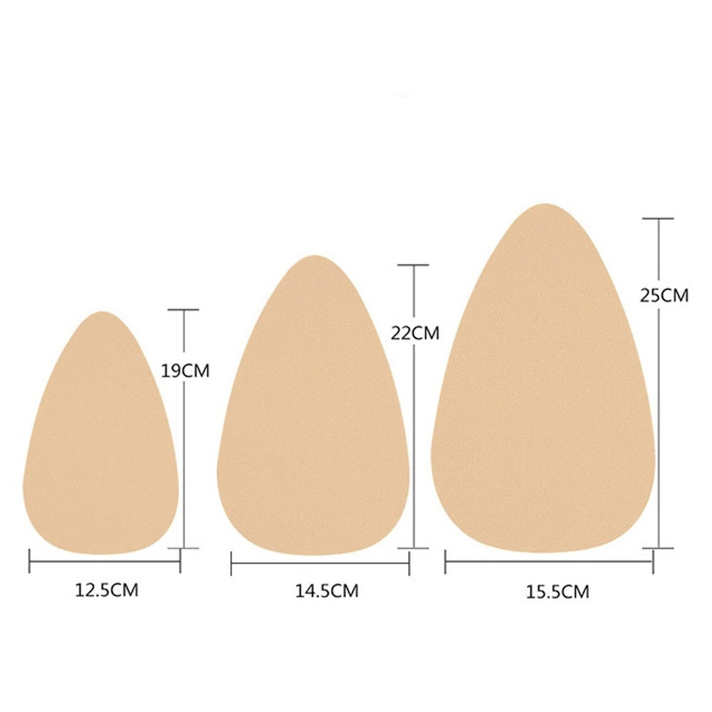 Dimensions Cache-tétons intime et invisible 