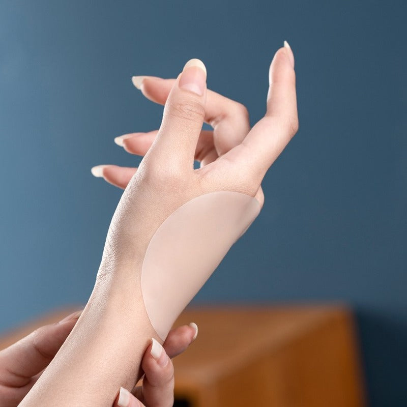 Taille main du grand cache-tétons réutilisable en silicone