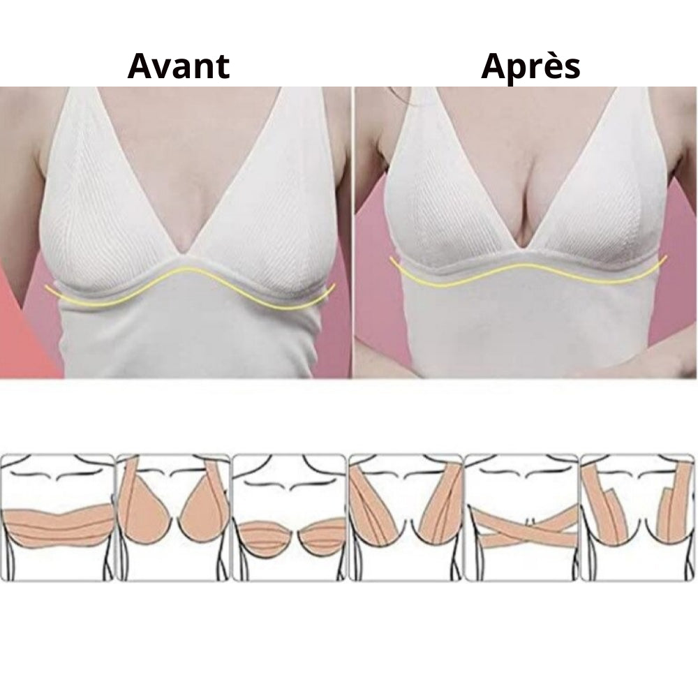 Scotch Adhésif Soutien-Gorge pour Femme Exemple