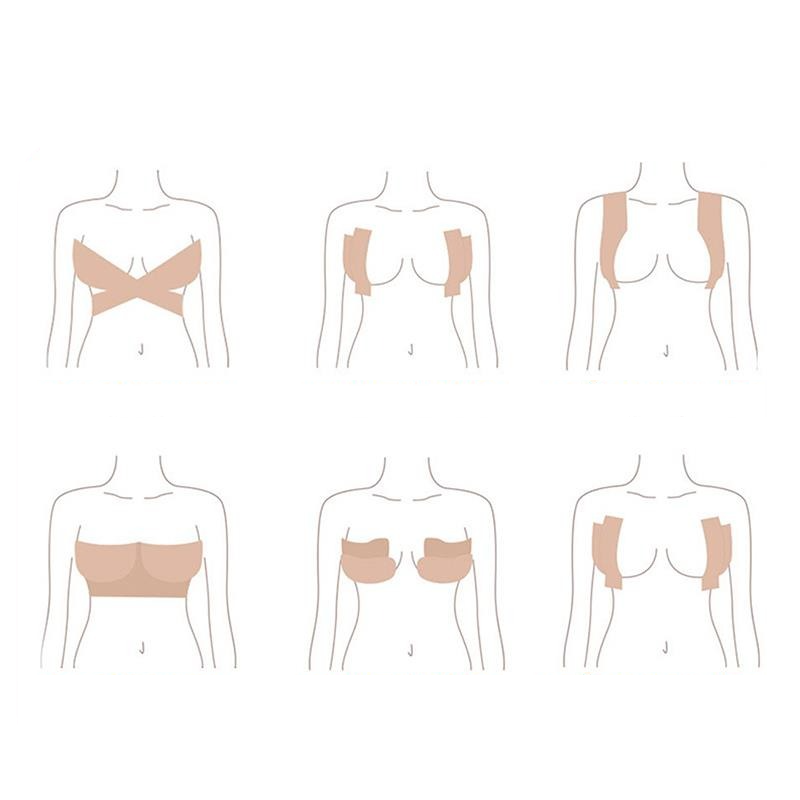 Scotch Seins Transparent Exemple d'utilisation