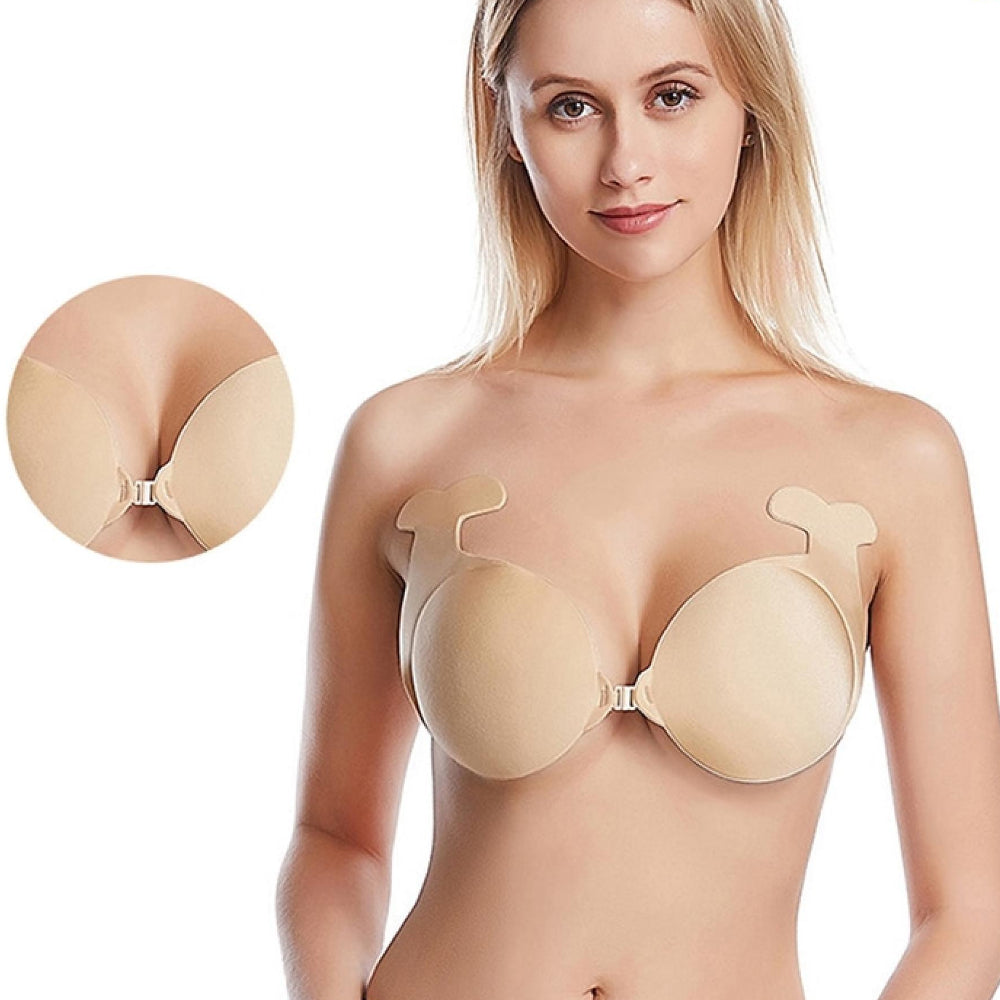 Soutien-Gorge Adhésif Dauphin Noir Exemple beige