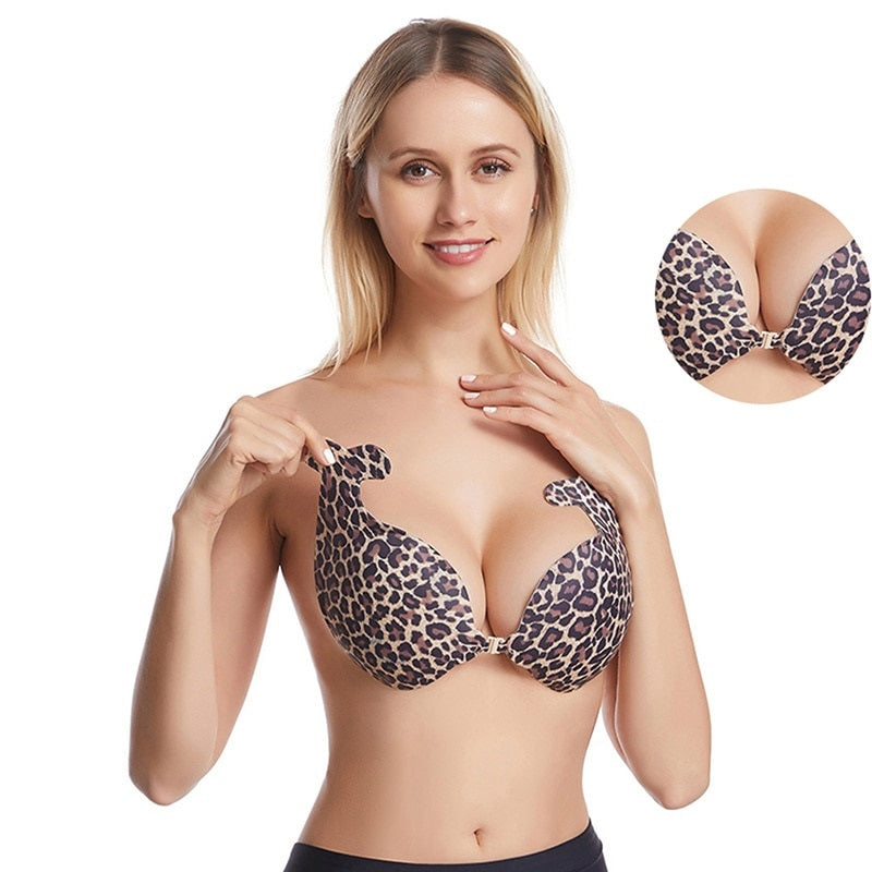 Soutien-Gorge Adhésif Dauphin Léopard