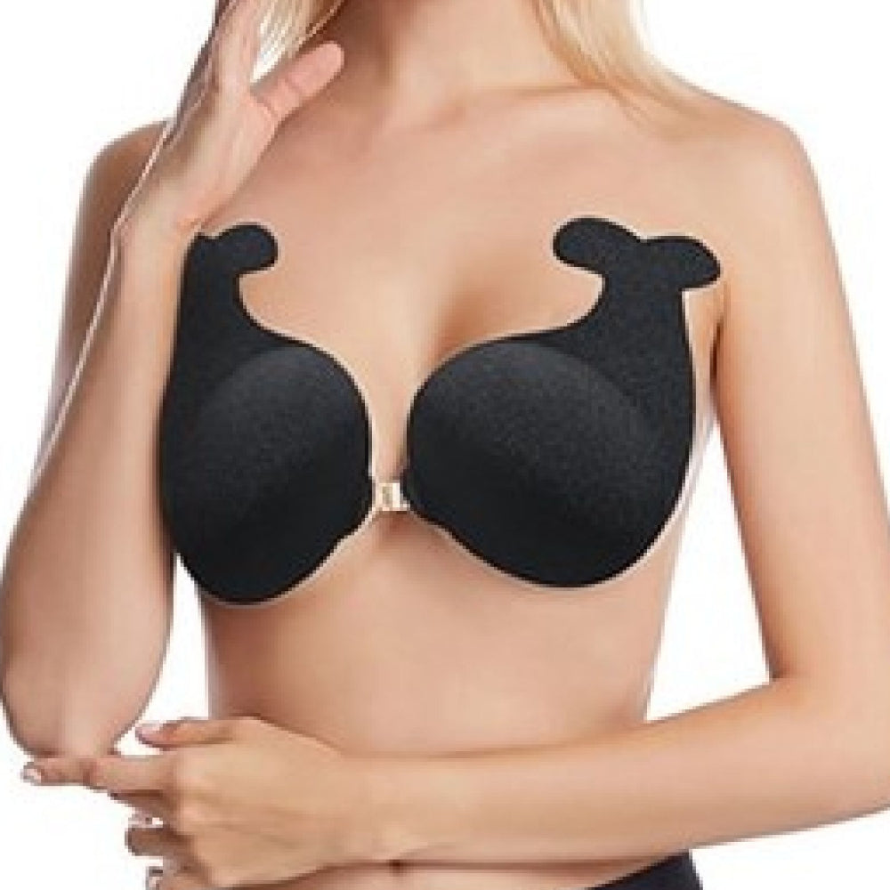 Soutien-Gorge Adhésif Dauphin Noir