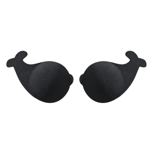 Soutien-Gorge Adhésif Dauphin Noir