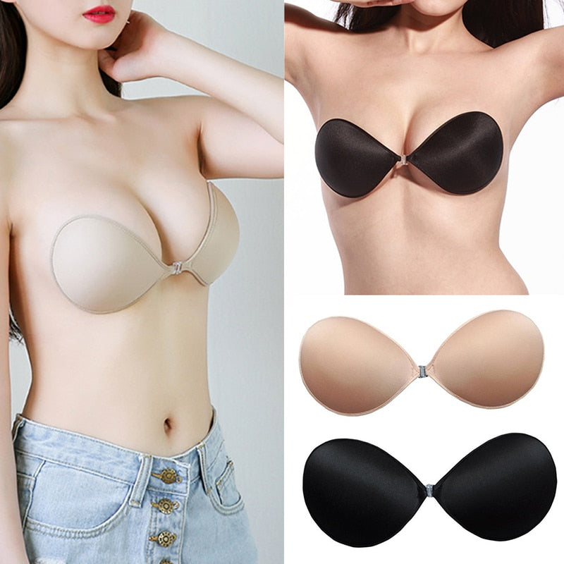 Soutien-Gorge Adhésif Push Up Sexy pour Femme Zoom 