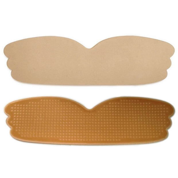 Soutien-gorge adhésif en silicone beige