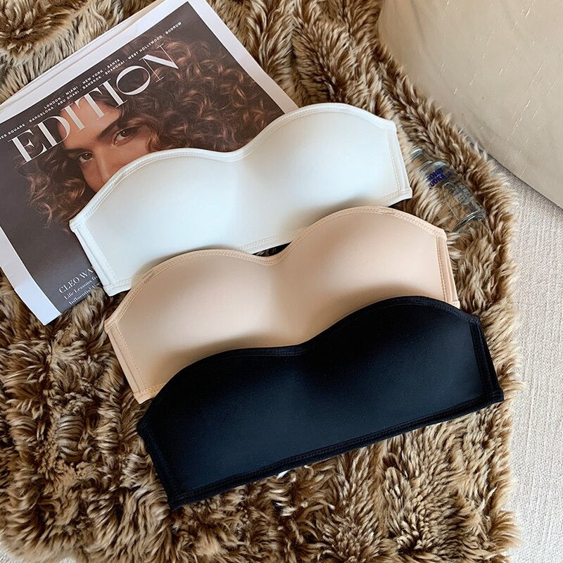 Soutien-Gorge Bandeau Blanc