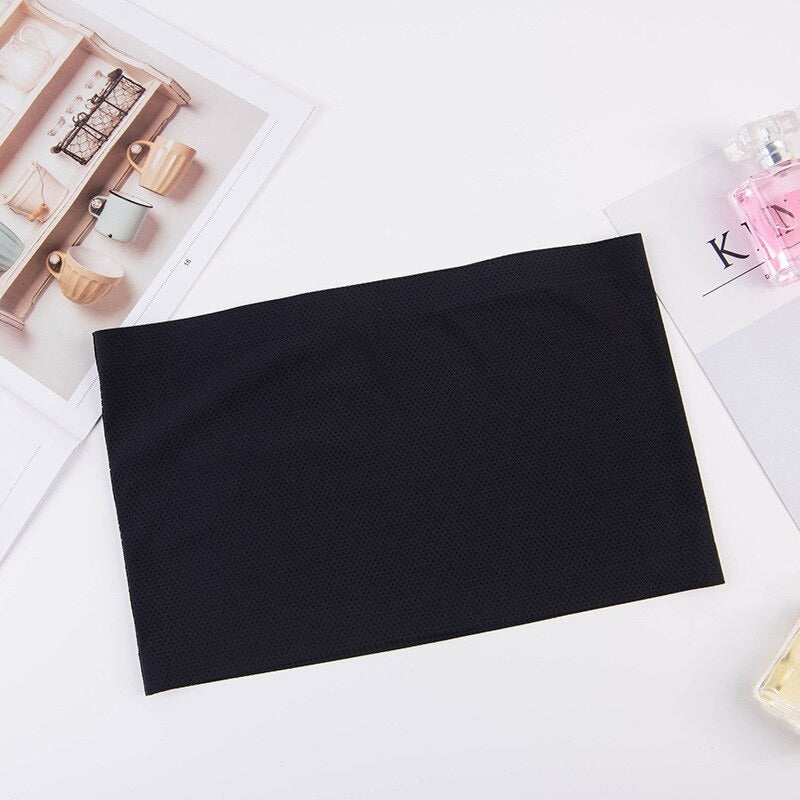 Soutien-Gorge en Bandeau Invisible Respirant Noir