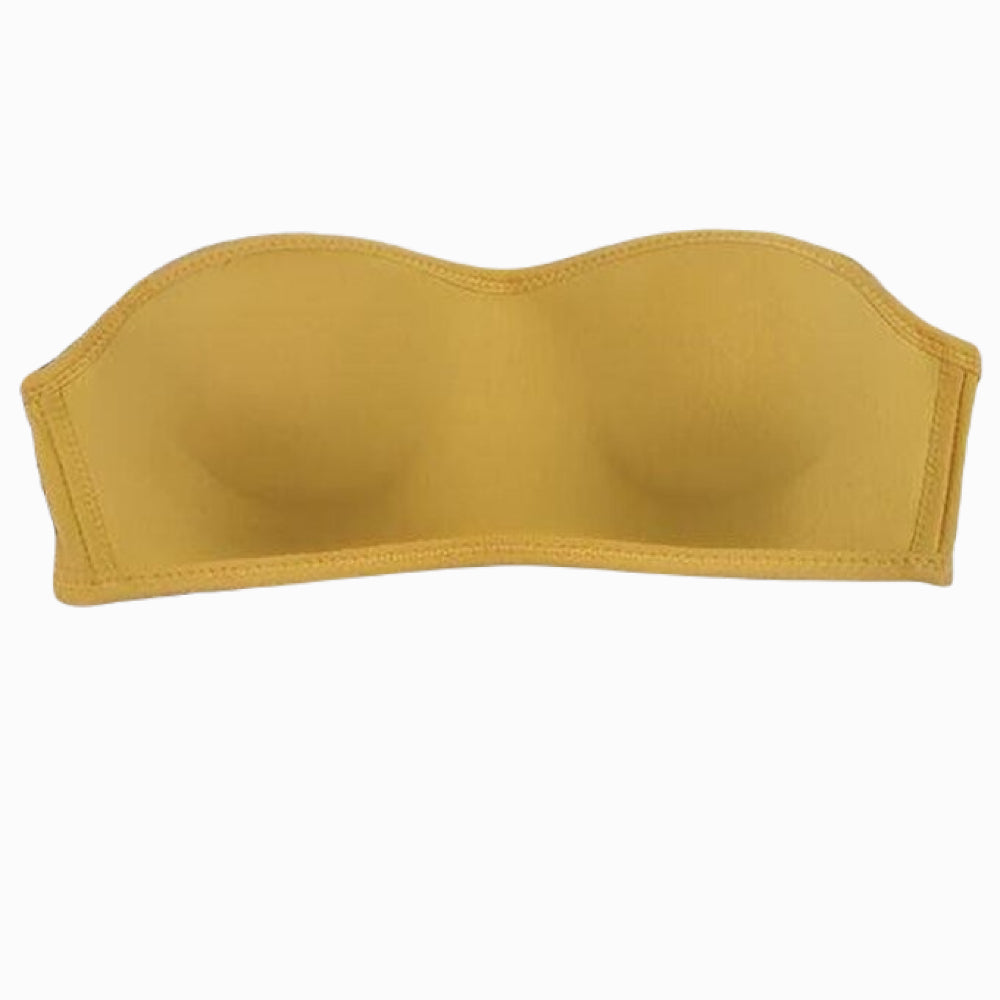 Soutien-Gorge Bandeau Jaune