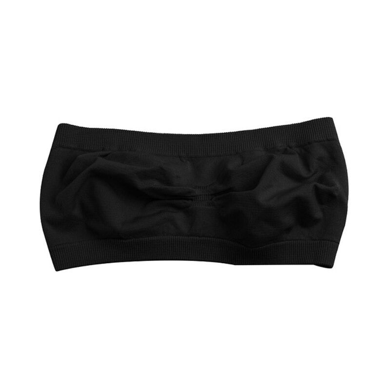 Soutien-Gorge Bandeau Seins Invisibles Noir