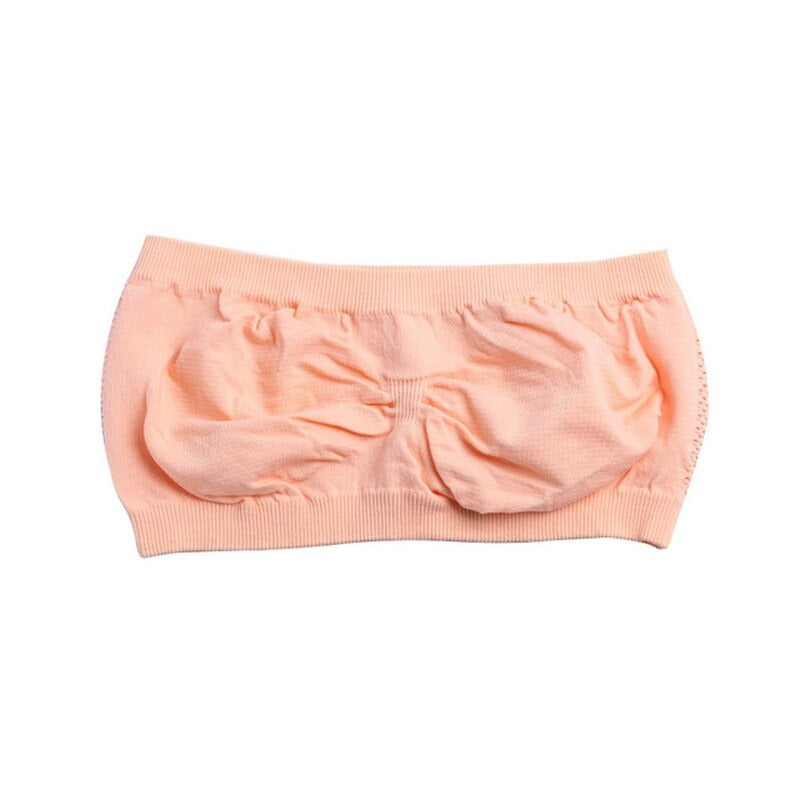 Soutien-Gorge Bandeau Seins Invisibles orange