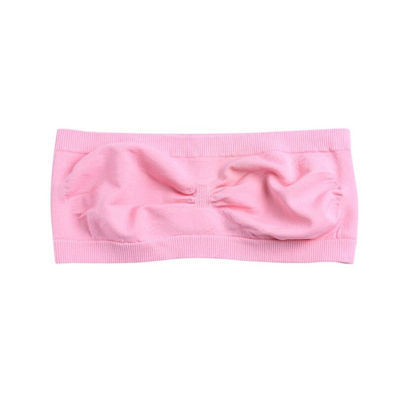 Soutien-Gorge Bandeau Seins Invisibles Rose