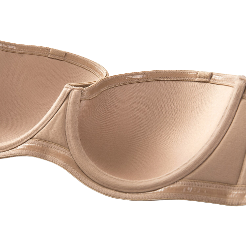 Soutien-Gorge Sans Bretelles Gris Intérieur