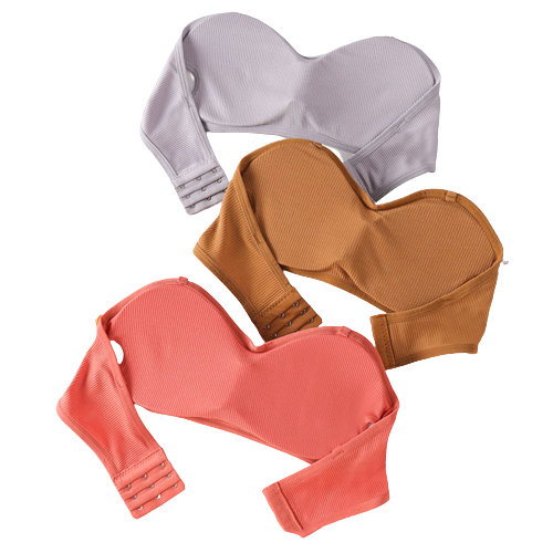 Soutien-Gorge Sans Bretelles Coloré Derriere