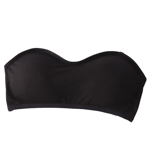 Soutien-Gorge Sans Bretelles Coloré noir