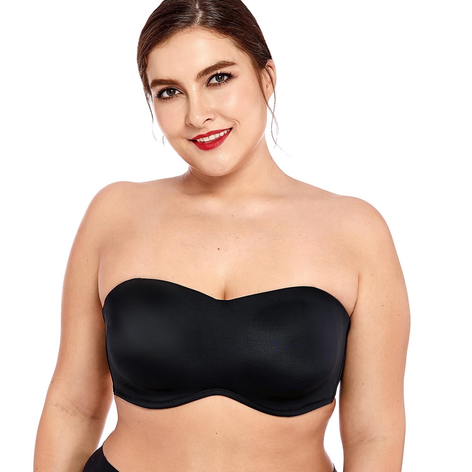 Soutien-Gorge Noir Sans Bretelles 