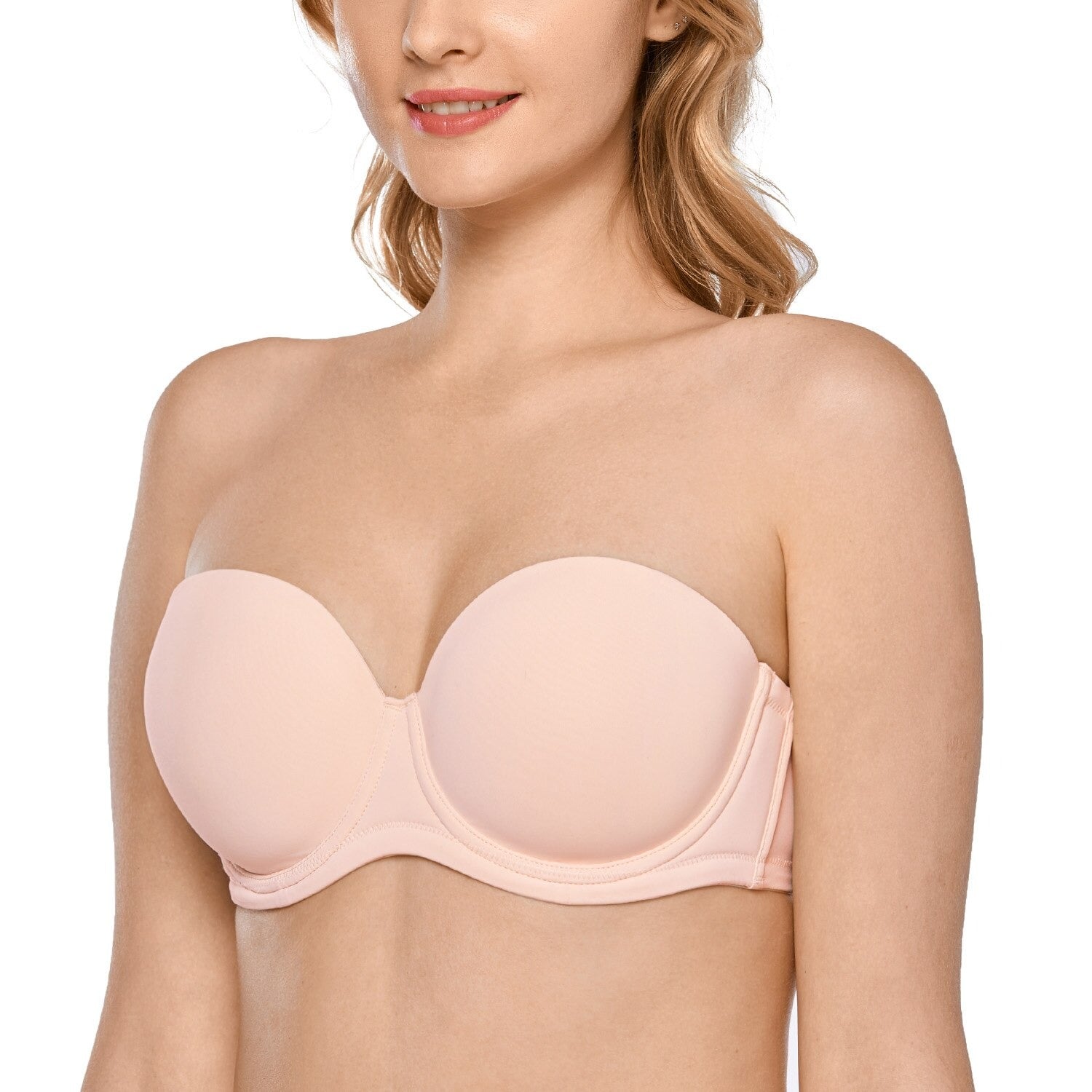Soutien-Gorge Sans Bretelles Rose