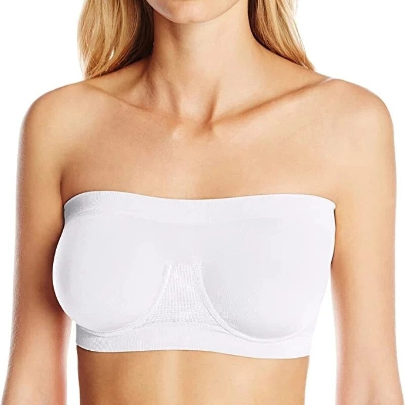 Soutien-Gorge Sexy en Bandeau Blanc