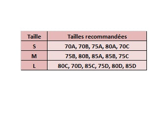 Soutien-Gorge Adhésif Dauphin Beige Taille